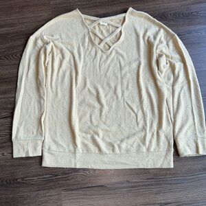 143 Story buttercream long sleeve sweater